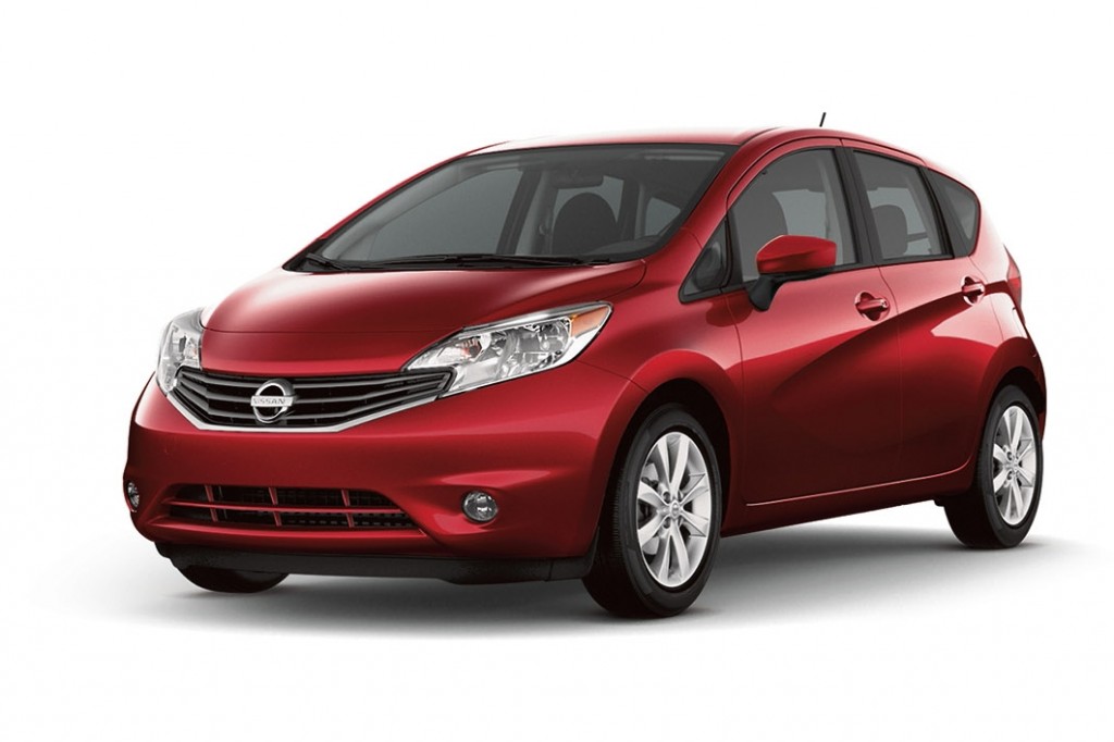 The 2016 Versa Note is offered in a range of five well-equipped models: S, S Plus, SV, SR and SL. Each is powered by a 1.6-liter DOHC 16-valve 4-cylinder engine. Versa Note S features a 5-speed manual transmission. The S Plus, SV, SR and SL models are equipped with a next-generation Nissan Xtronic transmission, helping them achieve 40 miles per gallon highway fuel economy.