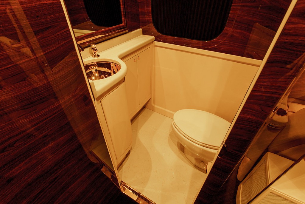 G:77 Sky Master restroom by Lexani Motorcars