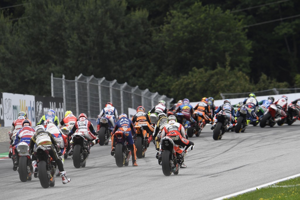 Race action, Austrian Moto2 Race 2019