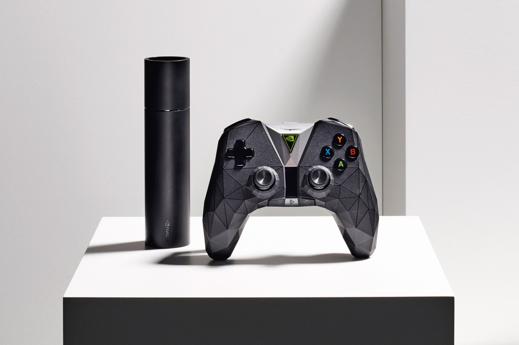 An Nvidia Shield TV device and Nvidia Shield controller, taken on February 14, 2020. (Photo by Neil Godwin/T3 Magazine)