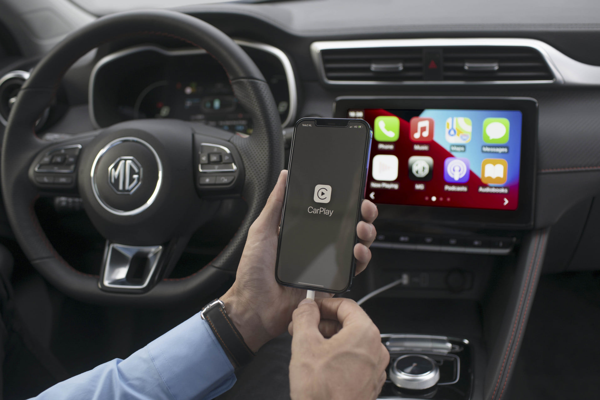 Mg zs shop ev android auto