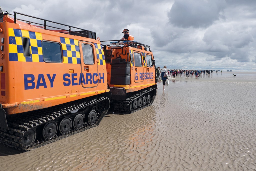 HTWDRG Bay Search & Rescue vehicle Morecambe Bay Cumbria England July 2016