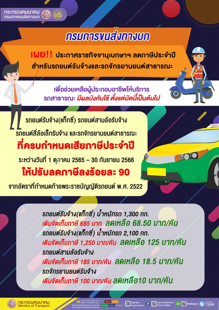 เก็บภาษีรถ 6502