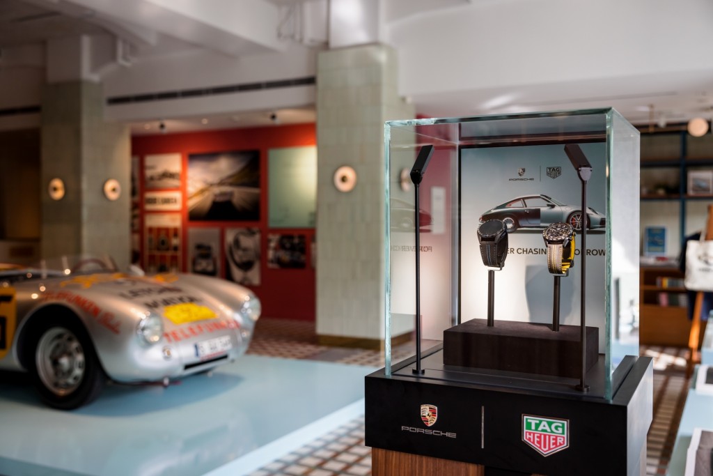 TAG Heuer displays a collection of vintage and modern timepieces at Curvistan Legends