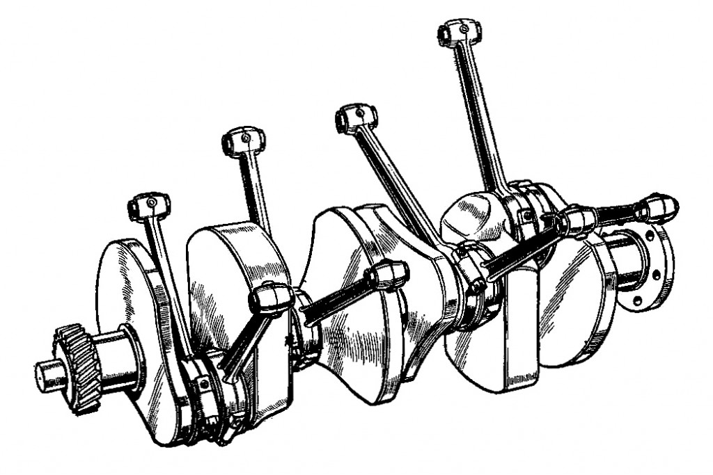 60.6 Ford V8 crankshaft