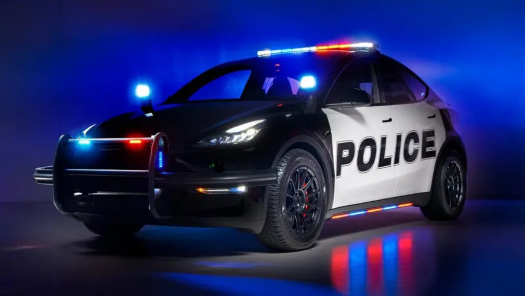 Tesla Y California police  11