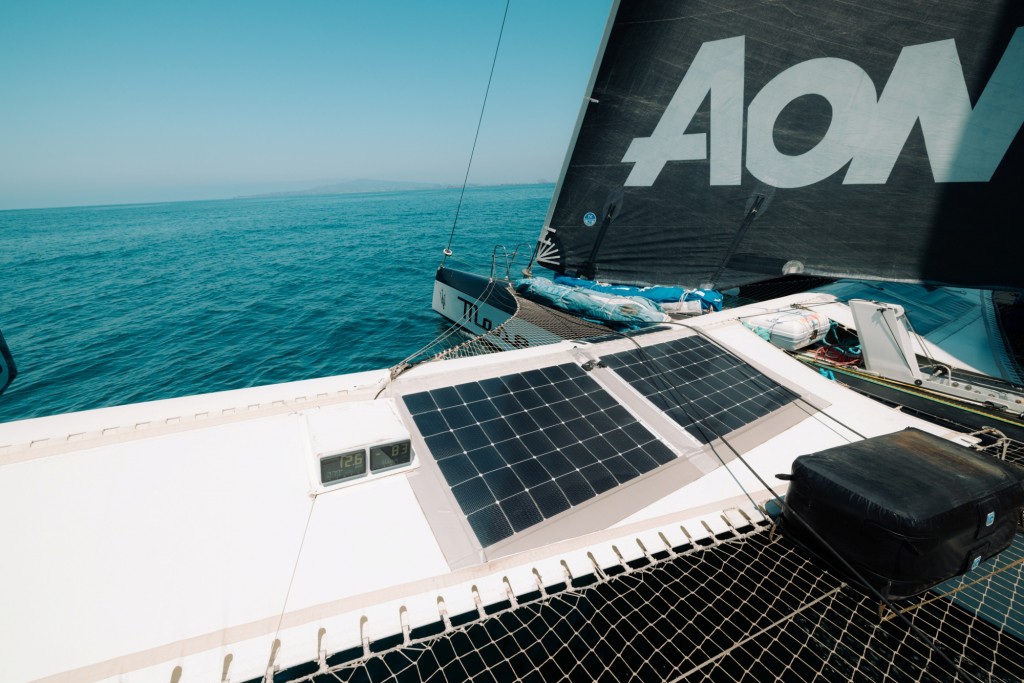 4. Maserati Multi70 Transpac_Solar panels charge the 15 kWh battery that powers the Multi70's electric motor